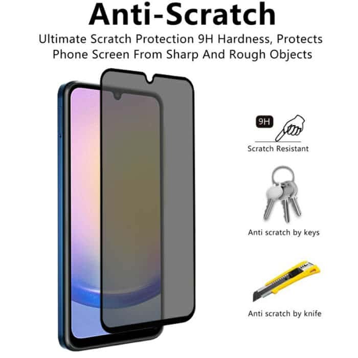 For Samsung Galaxy A15 A25 5G SupRShield Anti Spy Privacy Tempered Glass LCD Screen Protector Film Guard For Samsung Galaxy A15 A25 5G SupRShield Anti Spy Privacy Tempered Glass LCD Screen Protector Film Guard